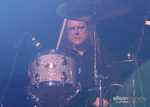 Warren on the drums